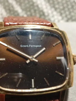 Orologio Girard-Perregaux Uomo Pelle Marrone Oro