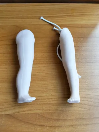 Bambola porcellana bisquit da assemblare