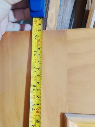 Puerta de madera interior