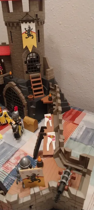 Playmobil,r.f 4865,lote,castillo,medieval,soldados