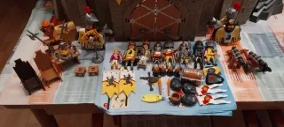 Playmobil,r.f 4865,lote,castillo,medieval,soldados