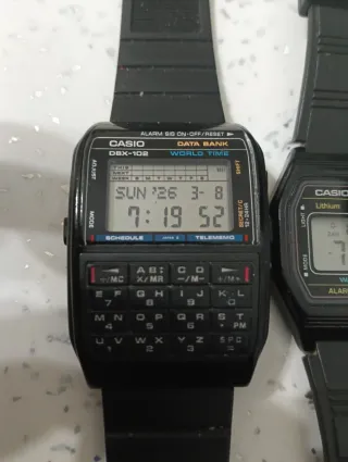 Casio DBX-102 F-87W anni '80 Made in Japan
