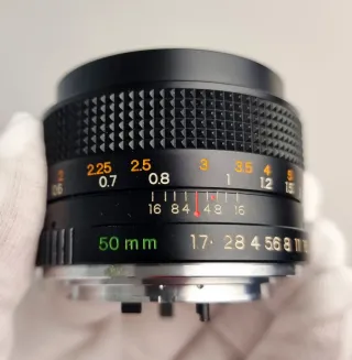 Objetivo manual Yashica CONTAX 50mm F:1.7 C/Y