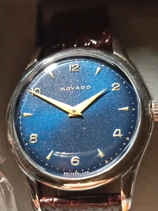 Orologio Movado Blu/Oro