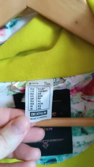 Chaqueta esquí snow Wedze multicolor