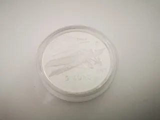 Moneda 5 Euros Aviación 1997