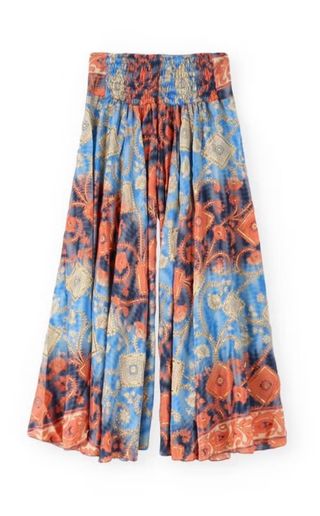 Falda pantalón estampada talla única