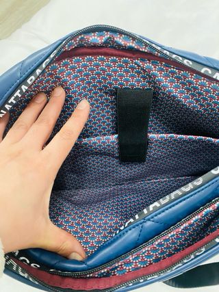 Maleta ordenador azul nueva