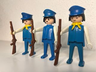 Playmobil Soldados Vintage con Rifles (3 uds)