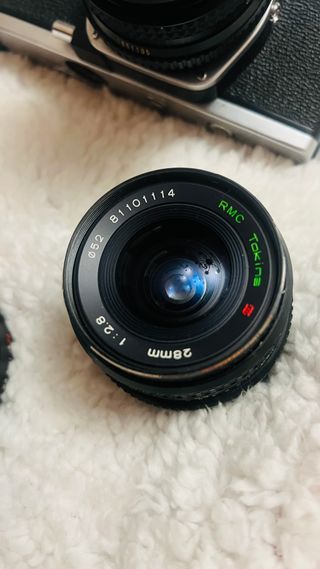 Cámara Minolta SRT100X Analógica + 3 Objetivos