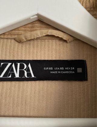 Cazadora Zara pana camel