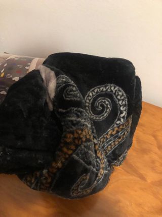 Manta Corações Fleece Meia Estação