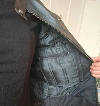 Giacca in pelle uomo