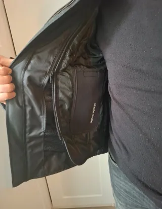 Giacca in pelle uomo