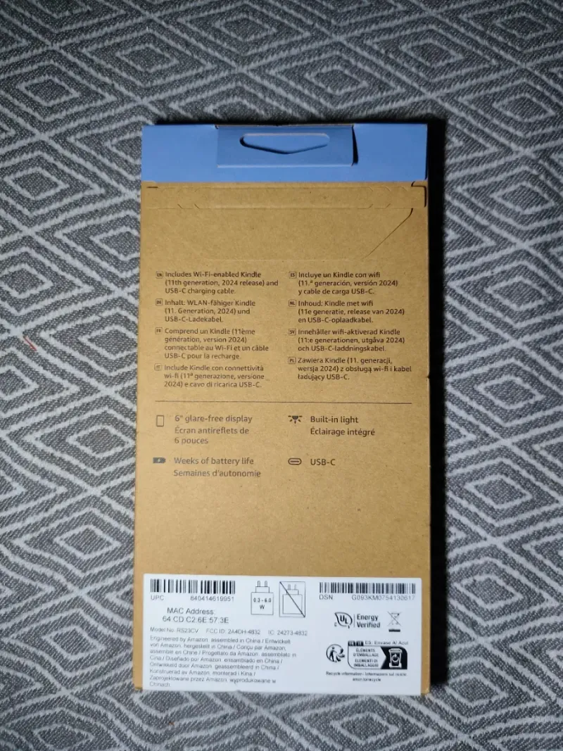 Amazon Kindle 11ª Gen 16GB Negro afbeelding 3