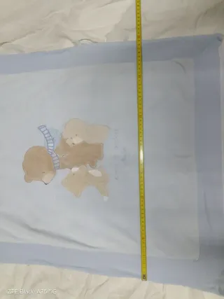 Copertina neonato orsetti azzurra Chicco