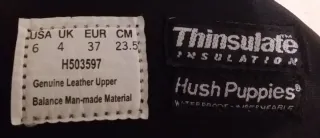 Botas altas negras Hush Puppies