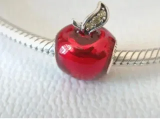 Charm Pandora manzana de Blancanieves Plata