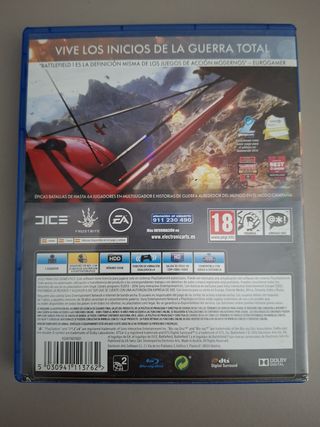 PS4 Battlefield 1 - Perfecto estado