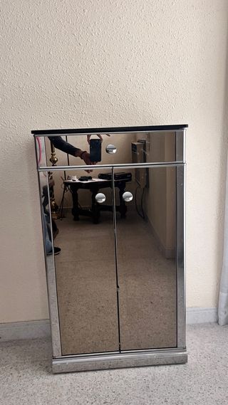 Zapatero de Espejo y Cristal o mueble de baño