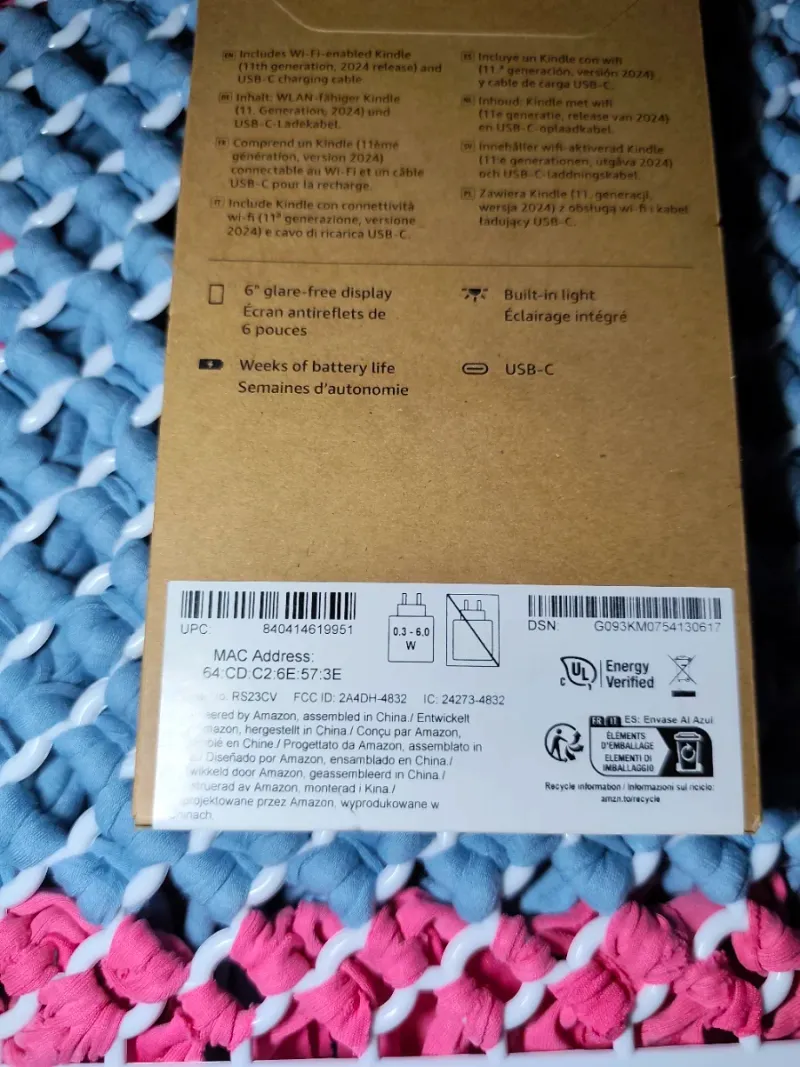 Amazon Kindle 6" 16GB Negro libro electrónico afbeelding 4