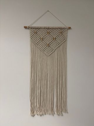 Tapiz Macramé Beige Muy Mucho