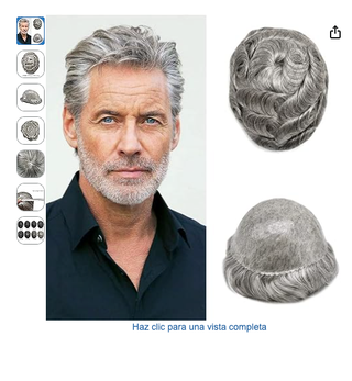 Peluquín de pelo natural