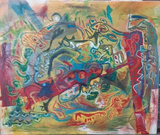 Cuadro Abstracto Multicolor