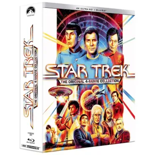 Star Trek Colección 4 Películas 4K UHD Blu-ray