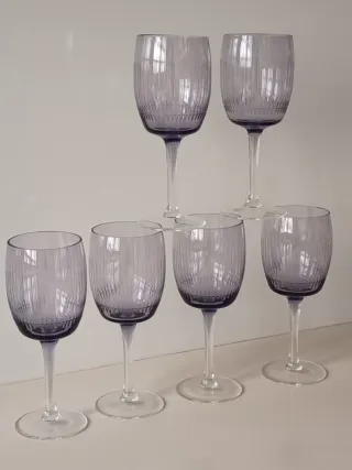 Esclusive coppe di cristallo vintage intagliate