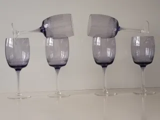 Esclusive coppe di cristallo vintage intagliate