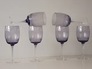 Esclusive coppe di cristallo vintage intagliate