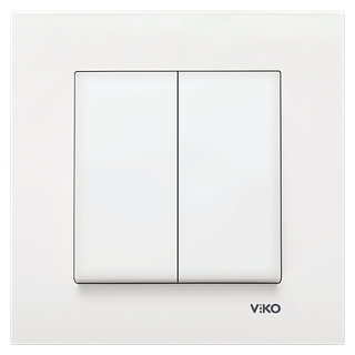 Interruptor Doble Viko con Marco