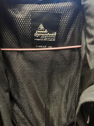 Cazadora de Ski Mountain Peak XL Negra Naranja