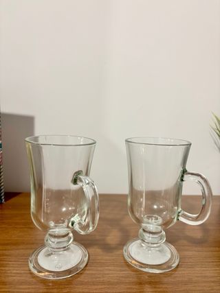 Tazas de café irlandés con asa (2 unidades).240 ml