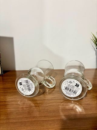 Tazas de café irlandés con asa (2 unidades).240 ml