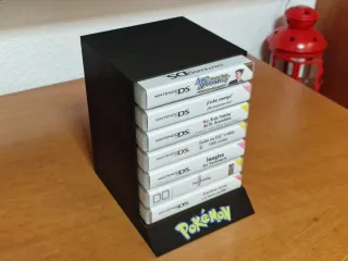 Soporte expositor 7 juegos Nintendo DS Pokémon