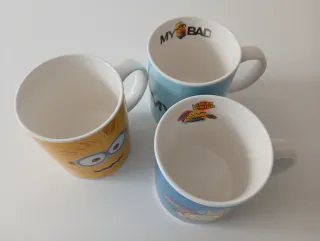 Minions 3 Tazas de Cerámica