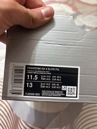 Nike Phantom GX 2 Elite FG // Talla 45,5