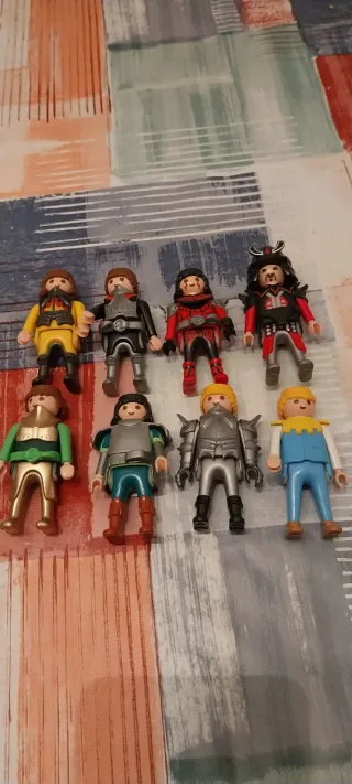 Playmobil,caballeros,castillo,lote,medievales