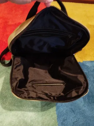 Bolso Mochila Pepe Moll Beige Negro