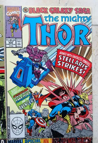 Lote de Cómics The Mighty Thor 419, 420, 421 y 442