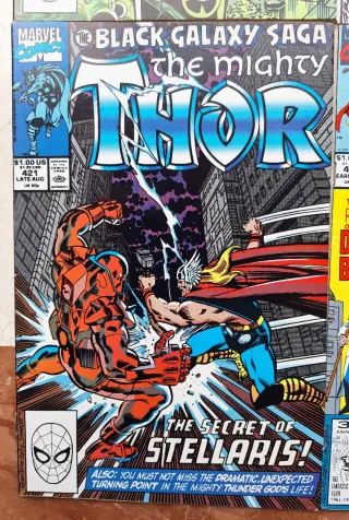 Lote de Cómics The Mighty Thor 419, 420, 421 y 442