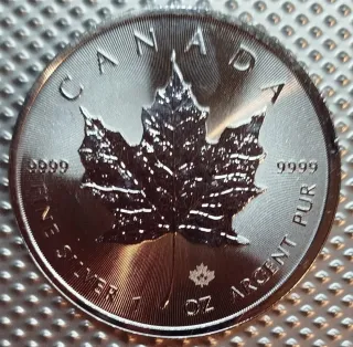 Moneda de Plata Maple Leaf 1oz