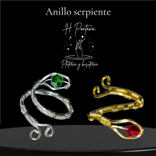 Anillo Serpiente H Pontana Ajustable