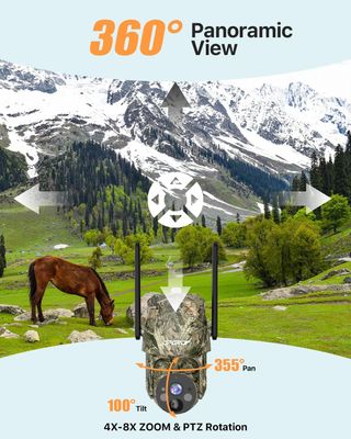 Cámara Vigilancia 4G LTE Camuflaje DFGROF