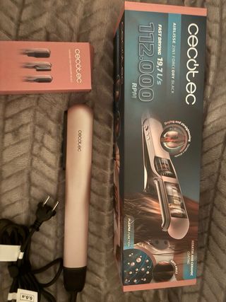 Cecotec Airlisse 2 en 1 Negro/Rosa