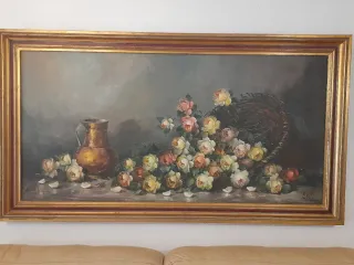 Bodegón óleo gran formato