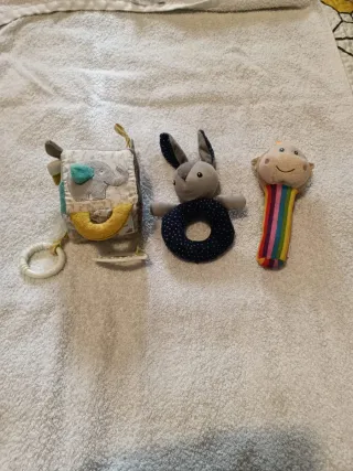 Lote de 3 sonajeros para bebé