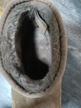 Botas de pelo marrones talla 38/39